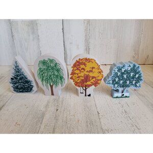 Vintage Cats meow tree variety‎ shelf sitter home decor set